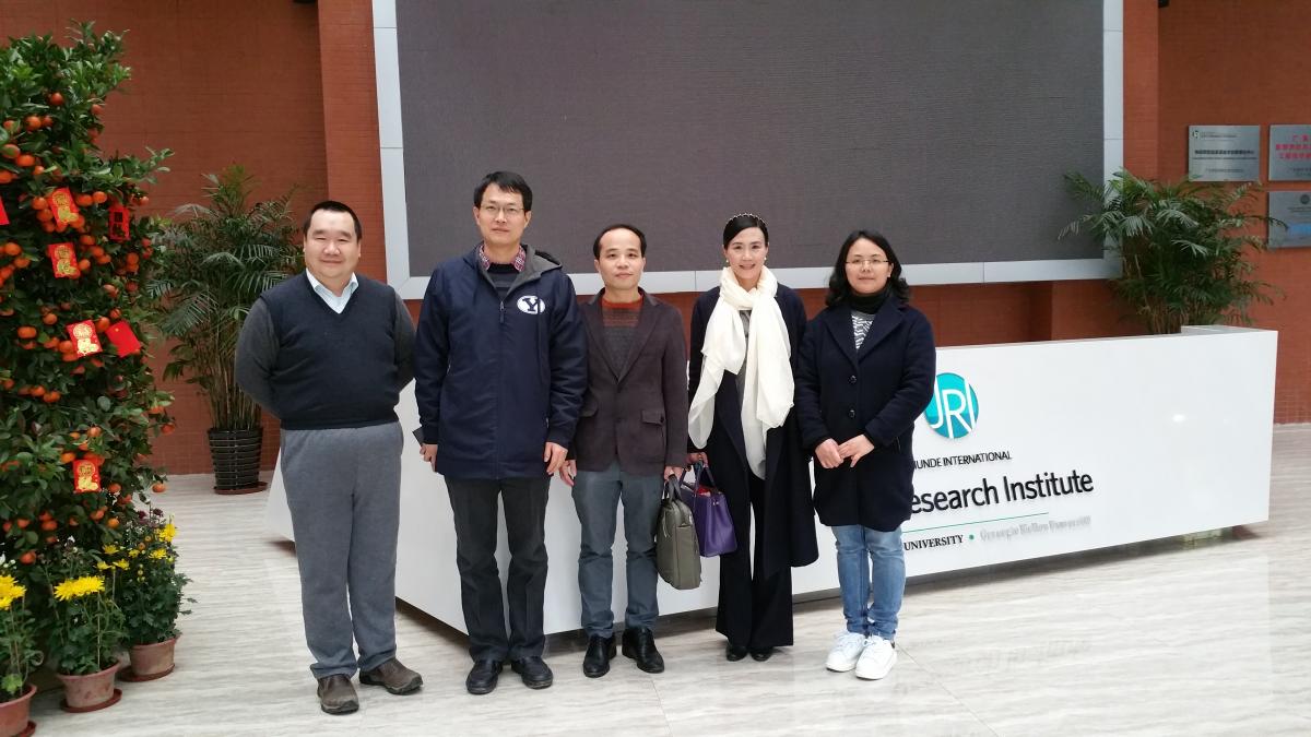 广东顺德中山大学卡内基梅隆大学国际联合研究院参观